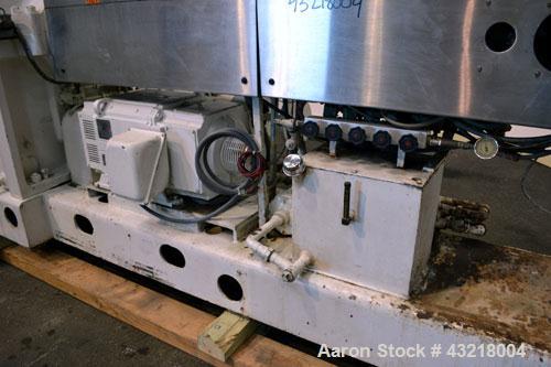 Used Welex 41’’ Wide Sheet Extrusion Line Consisting Of: (1) Welex 3-1/2’’ single screw extruder, approximate 30 to 1 L/R ratio. Electrically heated, water cooled with closed loop system with tank, p...