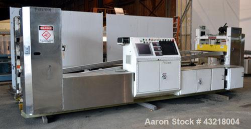 Used Welex 41’’ Wide Sheet Extrusion Line Consisting Of: (1) Welex 3-1/2’’ single screw extruder, approximate 30 to 1 L/R ratio. Electrically heated, water cooled with closed loop system with tank, p...