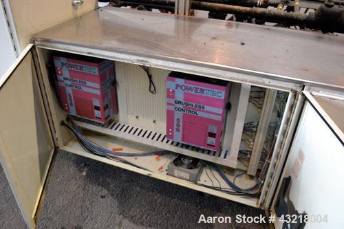 Used Welex 41’’ Wide Sheet Extrusion Line Consisting Of: (1) Welex 3-1/2’’ single screw extruder, approximate 30 to 1 L/R ratio. Electrically heated, water cooled with closed loop system with tank, p...