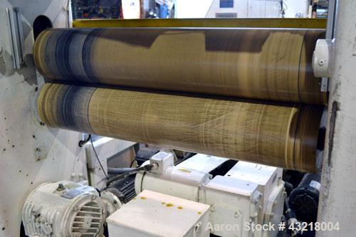 Used Welex 41’’ Wide Sheet Extrusion Line Consisting Of: (1) Welex 3-1/2’’ single screw extruder, approximate 30 to 1 L/R ratio. Electrically heated, water cooled with closed loop system with tank, p...