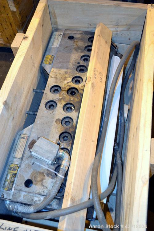 Used Welex 41’’ Wide Sheet Extrusion Line Consisting Of: (1) Welex 3-1/2’’ single screw extruder, approximate 30 to 1 L/R ratio. Electrically heated, water cooled with closed loop system with tank, p...