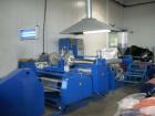 Used Complete Extrusion Line for Flat Sheet PP and PS. Film width up to 850 mm. Film thickness from 0.2 up to 1.5 mm. Consisting of: Kuhne screw diameter 70 mm x 33 D. 4 heating zones, cooling with f...