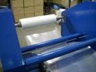 Used Complete Extrusion Line for Flat Sheet PP and PS. Film width up to 850 mm. Film thickness from 0.2 up to 1.5 mm. Consisting of: Kuhne screw diameter 70 mm x 33 D. 4 heating zones, cooling with f...