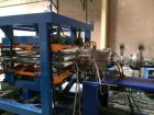 Used Pitac XPS Foam Extrusion Line. Built 2004. Capacity 551 lbs/h (250 kg/h). Output thickness 0.98