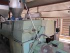 Used Bandera Sheet Manufacturing Line. Comprised of: (1) Bandera extruder model TR-100, 3.9” (100mm) diameter screw, 30 L/D with degasser, 130 HP drive, with filter changer. (1) Bandera co-extruder m...