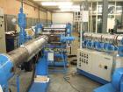 Used Battenfeld Co-Extrusion Sheet Line, capacity PP 260 kg/h, PS 290 kg/h, overhauled in 2010. Comprised of (1) Battenfeld 1-75-30B single screw extruder, screw diameter 2.95 (75 mm), L/D 30, 6 heat...