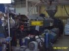 USED: Battenfeld 900mm coextrusion sheet line to process normal PSor HIPS. Main extruder with screw diameter 160mm, coextrusion extruderdiameter 60mm, flat die 900mm, production capacity 450-500 kg/h...