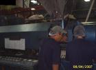 USED: Battenfeld 900mm coextrusion sheet line to process normal PSor HIPS. Main extruder with screw diameter 160mm, coextrusion extruderdiameter 60mm, flat die 900mm, production capacity 450-500 kg/h...