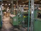 Used Used: Breyer sheet extrusion line with a capacity of 605 lbs (275 kgs)/hour consisting of: (1) Piovan Gravimetric 5 components blender, type MVD 500/41. (1) Breyer single screw extruder,  type 9...