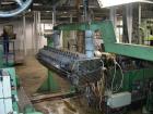 Used Used: Breyer sheet extrusion line with a capacity of 605 lbs (275 kgs)/hour consisting of: (1) Piovan Gravimetric 5 components blender, type MVD 500/41. (1) Breyer single screw extruder,  type 9...