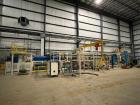 Used Chi Chang Sheet Extrusion Line (2017), consisting of: Chi Chang Extruder Model CC/SE-150S-1000W, S/N 2016031 (2017), 32:1, 150mm screw, with (5) Chi-Chang Control Panels and (2) Allen Bradley PL...