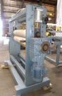 Used Crown Sheet Take Off System Consisting Of: (1) Crown 3 roll vertical down sheet stack. (2) 32'' Diameter x 60'' wide chrome plated cored rolls, (1) 18'' diameter x 60'' wide chrome plated cored ...