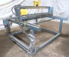 Used Crown Sheet Take Off System Consisting Of: (1) Crown 3 roll vertical down sheet stack. (2) 32'' Diameter x 60'' wide chrome plated cored rolls, (1) 18'' diameter x 60'' wide chrome plated cored ...