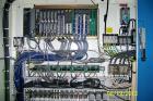 Used Davis Standard 46” Three Roll Vertical Roll Stand Sheet Line