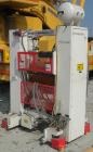 Used Davis Standard 3-Roll Stack. (3) 12’’ Diameter x 24’’ wide chrome matte cored rolls, driven by a 3 hp, 500 volt, 1750/2300 DC motor thru a reducer. Includes approximate 24’’ wide x 150’’ long co...