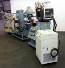 Used Davis Standard Killion 2” Wide Sheet Line Consisting Of: (1) Davis Standard Killion 1” single screw extruder, approximately 24 to 1 L/D ratio. Electrically heated, air-cooled 4 zone non-vented b...