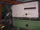 Used Farrel Bridge PS/PP Thermoforming Line consisting of:  (1) Farrel Bridge single screw extruder, 100/32 D with degassing and Labotec volymetric dosing unit for (4) components. (1) Welex coextrude...