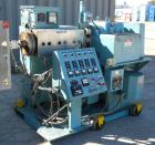  Killion 2-1/2'' single screw extruder, model KN250, approximately 10 to 1 L/D ratio. Electrically heated, air cooled 3 zone non-vented barrel. Water cooled feed throat with a roll type feeder. Appro...