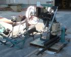  Killion 2-1/2'' single screw extruder, model KN250, approximately 10 to 1 L/D ratio. Electrically heated, air cooled 3 zone non-vented barrel. Water cooled feed throat with a roll type feeder. Appro...