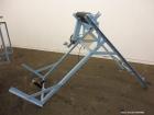 Used Killion 3 roll sheet stack with (3) top mounted pull rolls, (1) 4-1/2'' diameter x 10'' wide rubber roll, and (2) 4'' diameter x 10'' wide adhesive rolls, driven by a 1/4 hp DC gear motor, (3) m...