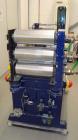 Used Leistriz Lab Size 3 Roll Sheet Stack. (3) 5.85