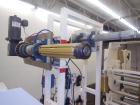 Used Leistritz Three Roll Sheet Stack. (3) Chrome plated cored rolls, 6