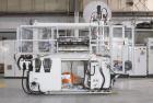 Used OMV Sheet Extrusion Line Consisting Of: (1) OMV 80mm (3.14”) single screw extruder, model D80AR+GP+CAL/TRA, approximate 32 to 1 L/D ratio. Electrically heated, water cooled 6 zone non-vented bar...