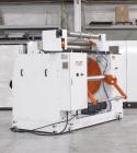 Used OMV Sheet Extrusion Line Consisting Of: (1) OMV 80mm (3.14”) single screw extruder, model D80AR+GP+CAL/TRA, approximate 32 to 1 L/D ratio. Electrically heated, water cooled 6 zone non-vented bar...
