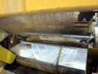 Used PTI Model J842440 Chrome Roll Sheet Take-Off. J-Stack design. 84” Wide, (3) chrome rolls, lower roll 24” diameter, center and top roll are 40” diameter. Each roll driven by a 3hp, 3/60/230/460 v...