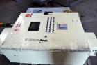 Used PTI Model J842440 Chrome Roll Sheet Take-Off. J-Stack design. 84” Wide, (3) chrome rolls, lower roll 24” diameter, center and top roll are 40” diameter. Each roll driven by a 3hp, 3/60/230/460 v...