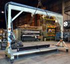 Used- PTI Model J842440 Chrome Roll Sheet Take-Off. J-Stack design. 84” Wide, (3) chrome rolls, lower roll 24” diameter, cen...