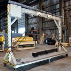 Used PTI Model J842440 Chrome Roll Sheet Take-Off. J-Stack design. 84” Wide, (3) chrome rolls, lower roll 24” diameter, center and top roll are 40” diameter. Each roll driven by a 3hp, 3/60/230/460 v...
