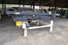Used PTI Model J842440 Chrome Roll Sheet Take-Off. J-Stack design. 84” Wide, (3) chrome rolls, lower roll 24” diameter, center and top roll are 40” diameter. Each roll driven by a 3hp, 3/60/230/460 v...