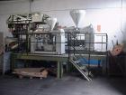 Used Periplast Sheet Extrusion Line. handling film width of  49.2” (1250 mm), 3 layers. Including (1) Single screw extruder 3.54” (90 mm) diameter. (1) Single screw co-extruder 2.36“ (60 mm).  (1) Li...
