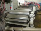 Used Periplast Sheet Extrusion Line. handling film width of  49.2” (1250 mm), 3 layers. Including (1) Single screw extruder 3.54” (90 mm) diameter. (1) Single screw co-extruder 2.36“ (60 mm).  (1) Li...