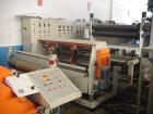 Used Periplast Sheet Extrusion Line. handling film width of  49.2” (1250 mm), 3 layers. Including (1) Single screw extruder 3.54” (90 mm) diameter. (1) Single screw co-extruder 2.36“ (60 mm).  (1) Li...