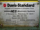 Used Davis Standard Sterling Sheet Line Consisting Of: (1) Davis Standard 6’' diameter single screw extruder, approximate 30:1 L/D ratio, electrically heated, water cooled, non-vented 6 zone barrel w...