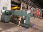 Used Davis Standard Sterling Sheet Line Consisting Of: (1) Sterling 6’' diameter single screw extruder, approximate 32:1 L/D ratio, electrically heated, water cooled, non-vented 6 zone barrel with cl...