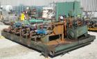 Used Davis Standard Sterling Sheet Line Consisting Of: (1) Sterling 6’' diameter single screw extruder, approximate 32:1 L/D ratio, electrically heated, water cooled, non-vented 6 zone barrel with cl...