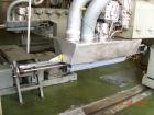 Used Sumitomo Heavy Industries EC 075-T Tandem Extrusion Coating Line, laminator for producing laminated foil for tubes for cosmetic production. Capable of producing ABL foil from 5 layer film with a...