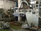 Used Sumitomo Heavy Industries EC 075-T Tandem Extrusion Coating Line, laminator for producing laminated foil for tubes for cosmetic production. Capable of producing ABL foil from 5 layer film with a...