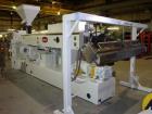 Used Welex “J” Style 78” Wide Sheet Line, Consisting Of: (1) Welex 4.5” extruder single screw extruder, 30:1 L/D ratio, side vented. Barrel is electrically heated and water cooled. Gearbox rated 263 ...
