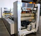 Used Welex 41’’ Wide Sheet Extrusion Downstream Consisting Of: (1) Welex 3 Roll sheet stack. (3) 41’’ wide x 12’’ diameter chrome plated cored rolls, driven by a 3hp DC gear motor. Approximate 17’ lo...