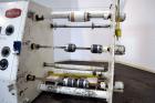 Used Welex 41’’ Wide Sheet Extrusion Downstream Consisting Of: (1) Welex 3 Roll sheet stack. (3) 41’’ wide x 12’’ diameter chrome plated cored rolls, driven by a 3hp DC gear motor. Approximate 17’ lo...