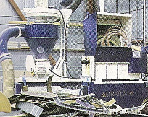 Unused-Used: USED SHRED-TECH PLASTICS SHREDDER, MODEL ST-20, TWIN ROTOR WITH 22 SINGLE HOOK 1-3/16" WIDE KNIVES-14"X28" CUTTING CHAMBER WITH HYDRAULIC RAM FEED HOPPER, 15 HP 600 VLOT 3 PHASE 60 CYCLE...