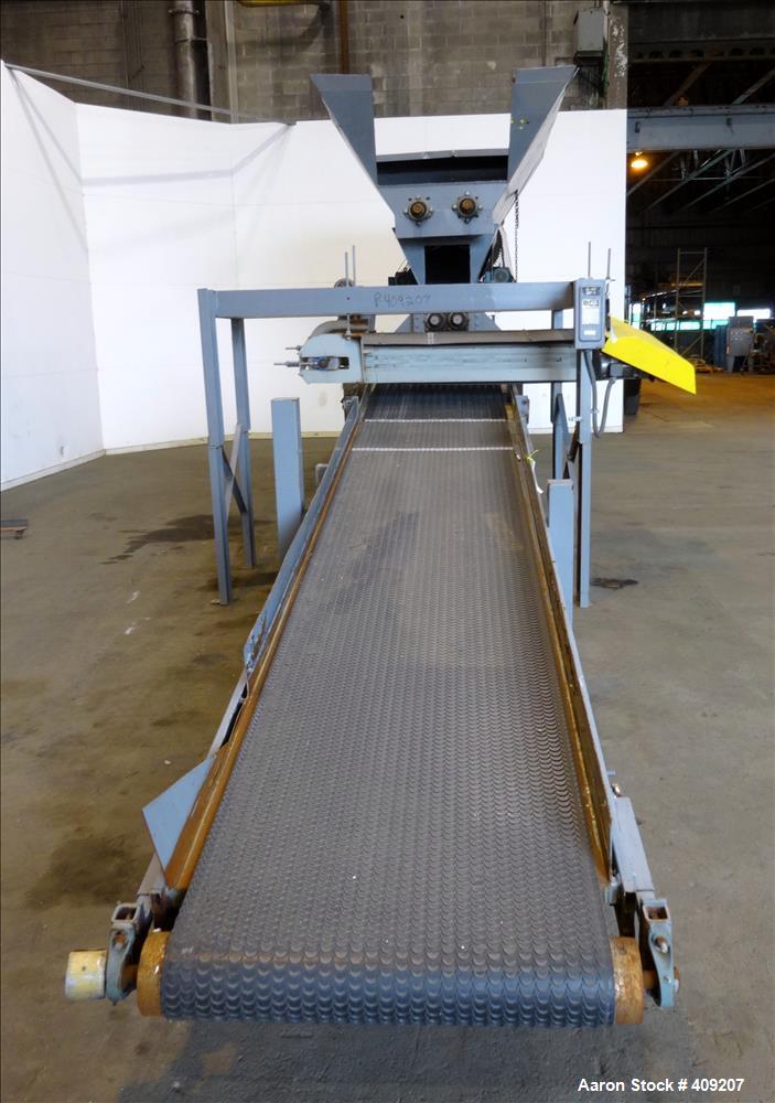 Used Dual Rotor Shredder, Carbon Steel. Approximate chamber 60" x 18".