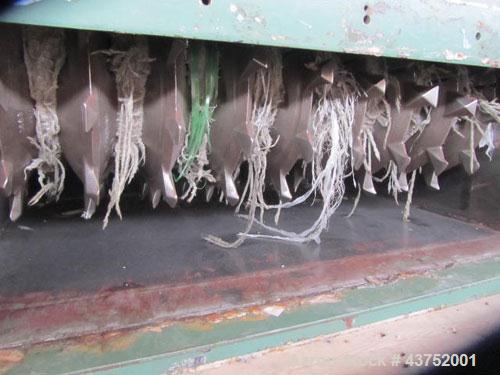 Used Bloapco 36" Dual Shaft Paper Shredder, Model 3C-1536P