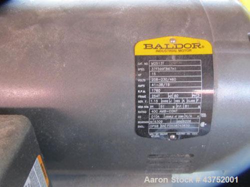 Used Bloapco 36" Dual Shaft Paper Shredder, Model 3C-1536P