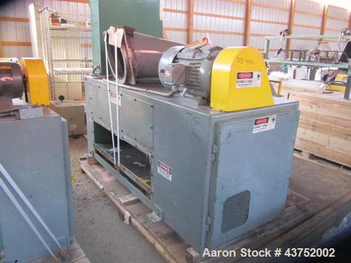 Used Bloapco 48" Triple Shaft Paper Shredder, Model 3CAXS-3048P. 9 Blade rotor driven by a 30 HP motor. 24" Feed, can be opened to 46". Approximate capacity 3,000 lbs per hour. Last used on paper sto...