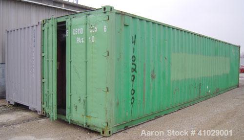 Used Chung Shun Industrial Shredder Line consisting of: (1) 40' sea container containing (1) Tung Shun crusher/shredder. Approximately 27 5/8'' x 35 1/2'' feed throat with hopper, 4'' thick hook kniv...